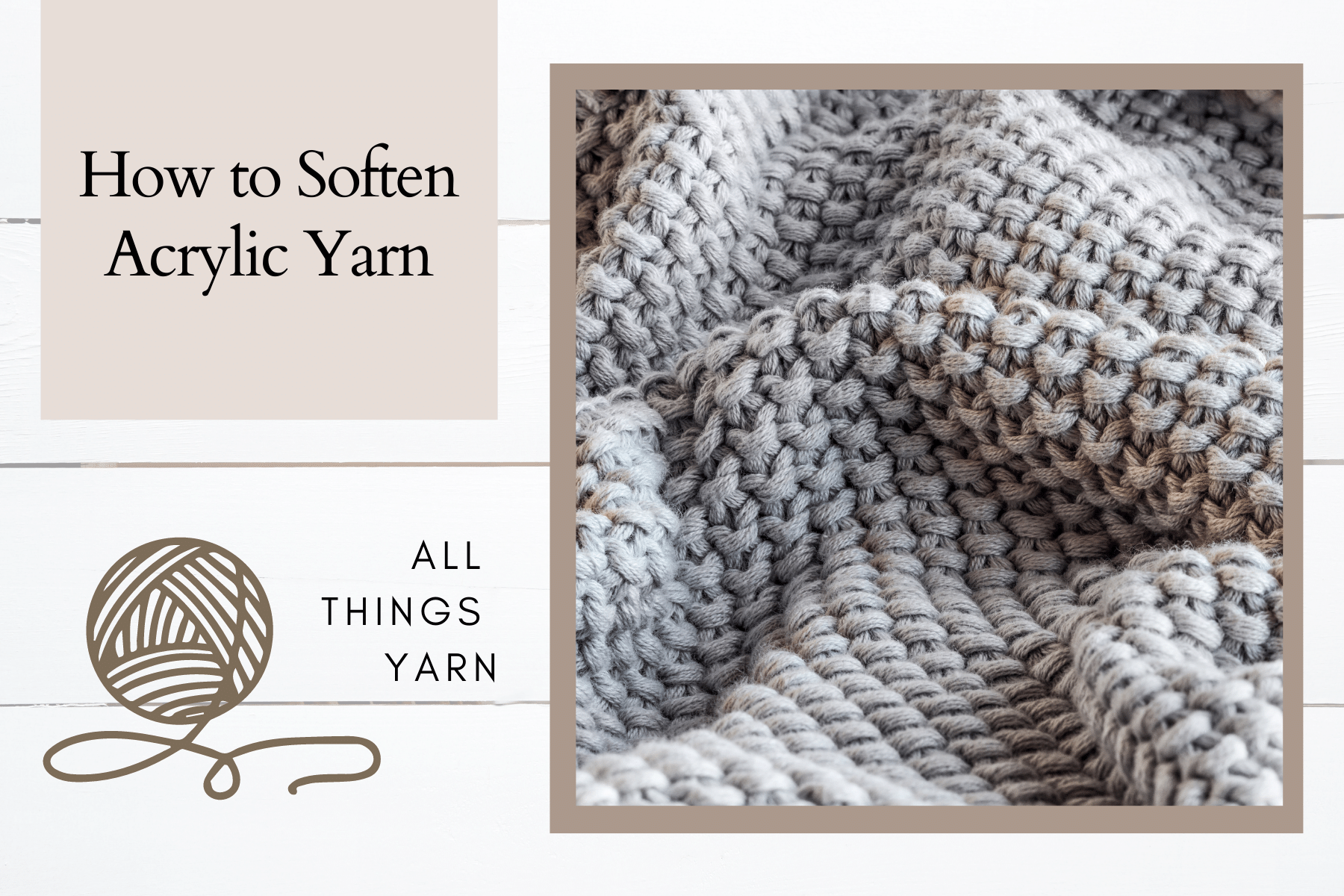 How to Soften Acrylic Yarn – Mary Maxim Ltd