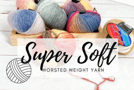 Super Soft Yarn  |  Medium Weight Premium Acrylic