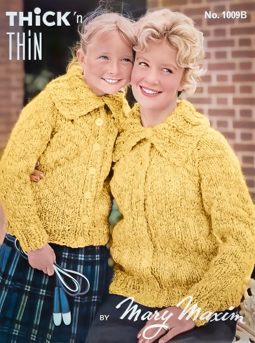 Mother and Daughter Cardigan Pattern