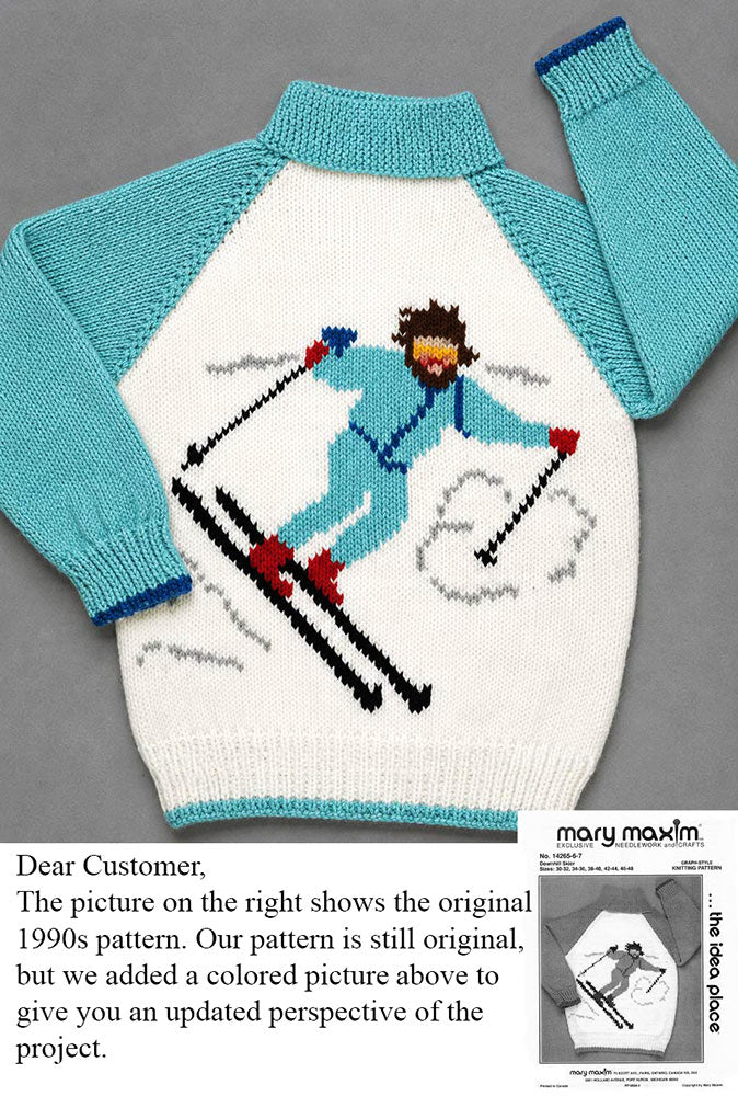 Downhill Skier Pattern
