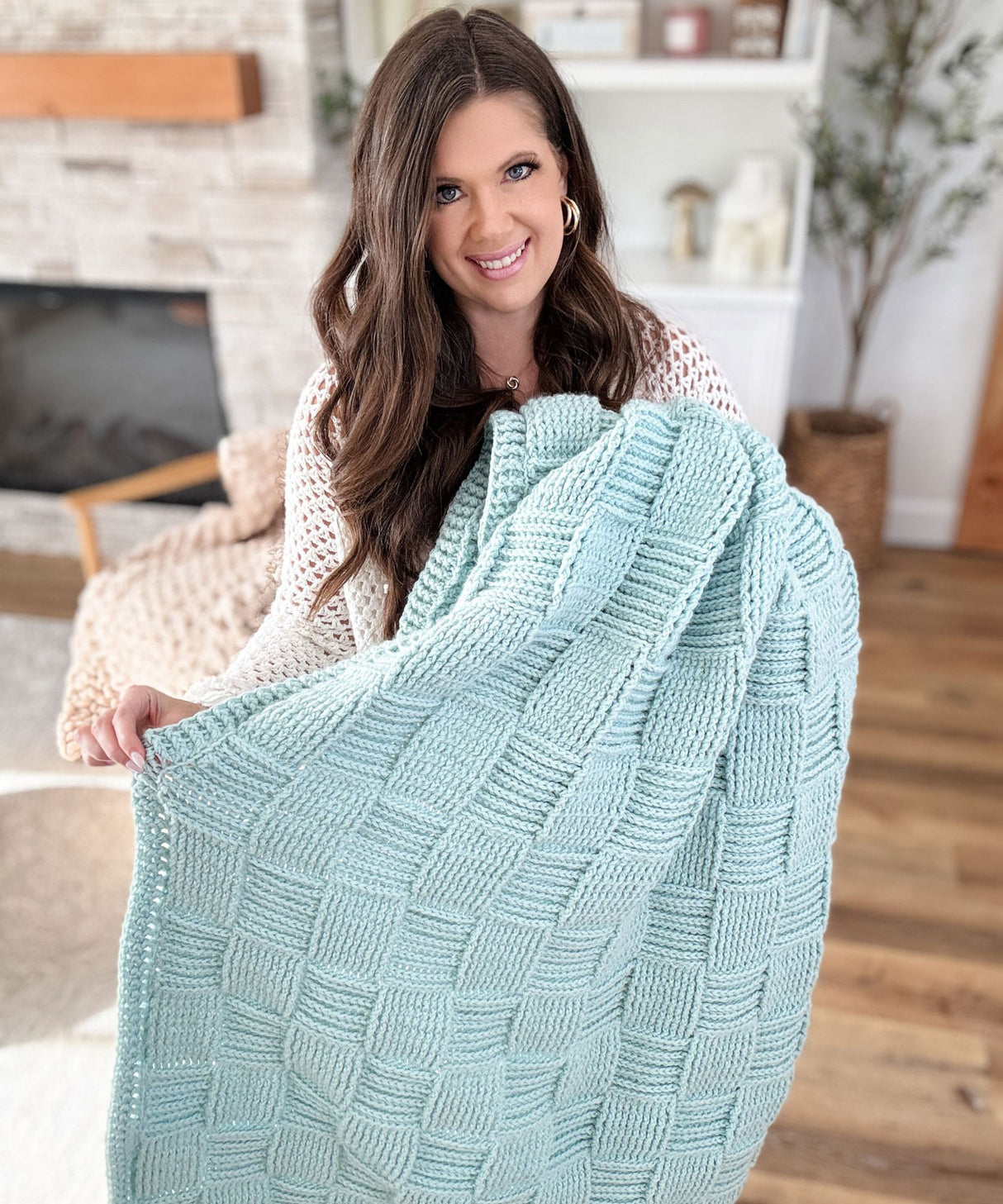 Seabreeze Basket Weave Blankets