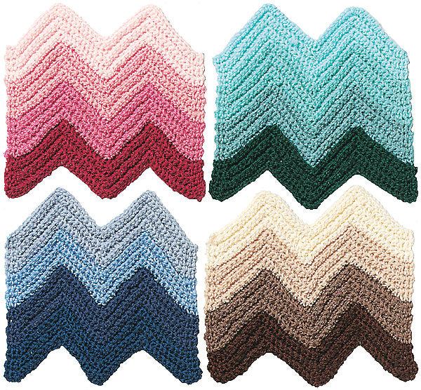 Knitted Ripple Afghan Pattern