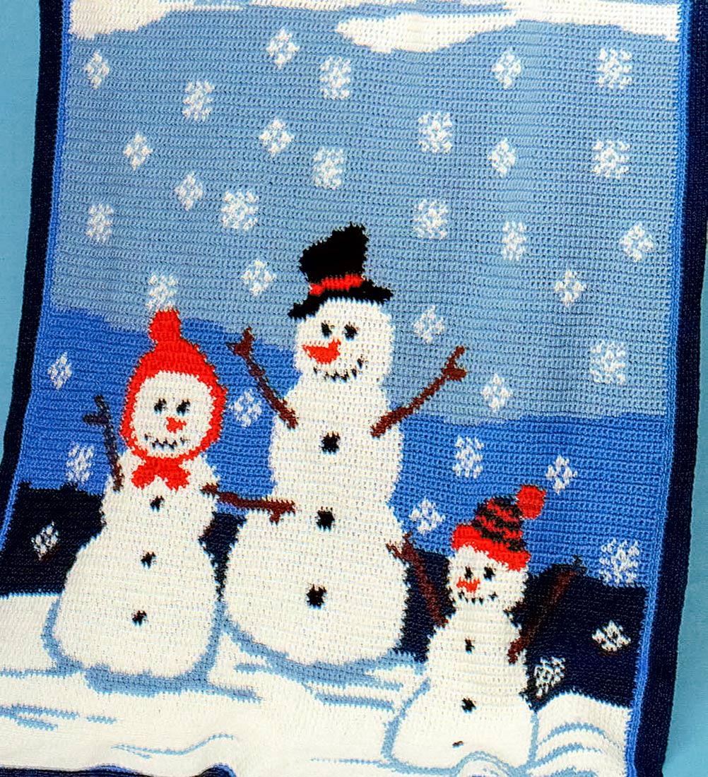 Snowman Afghan Pattern