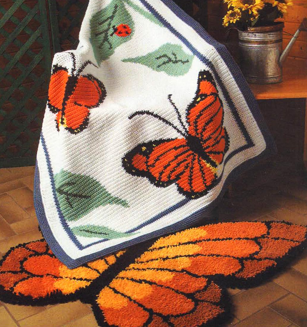 Modèle afghan de papillon