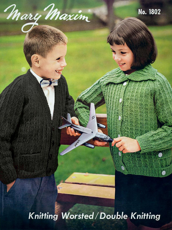 Girls' or Boys' Pullovers & Cardigans Pattern