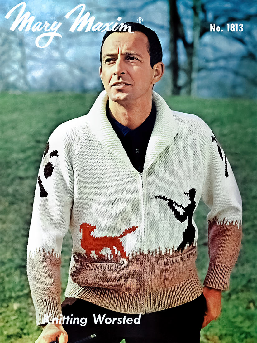 Modèle de cardigan de chasse au faisan