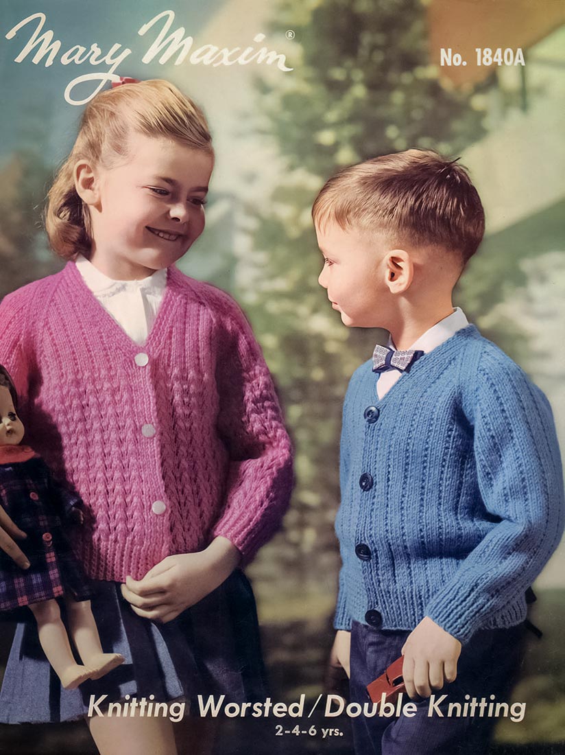 Patron de cardigan fille ou garçon