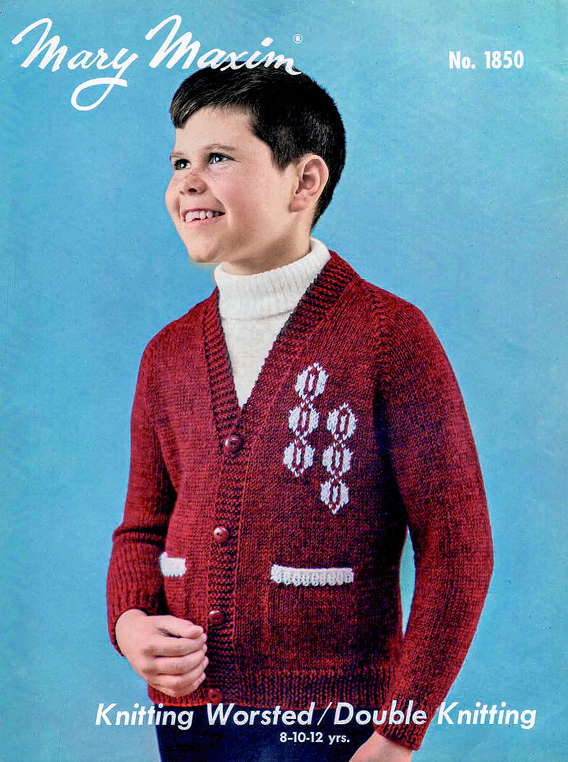Children's V-Neck Cardigan Pattern