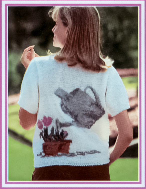 Flower Pots Cardigan Pattern