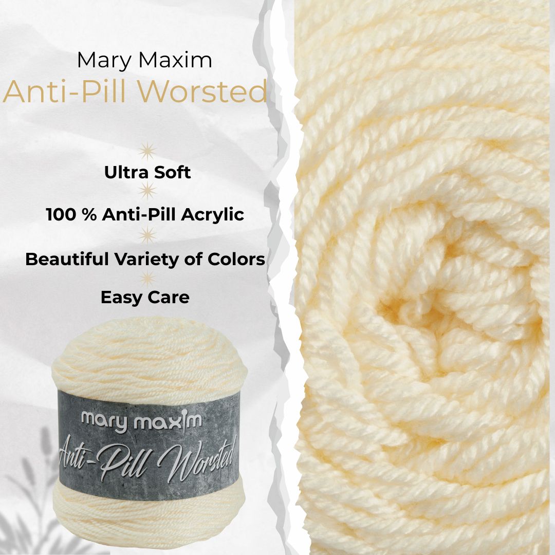 Mary Maxim Anti-Pilling Worsted Yarn