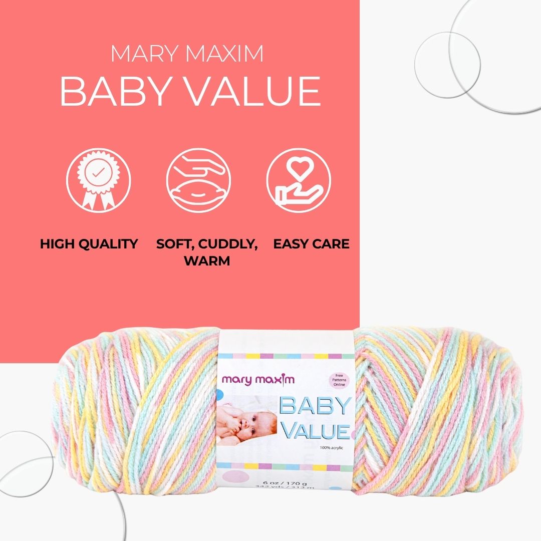 Mary Maxim Baby Value Yarn
