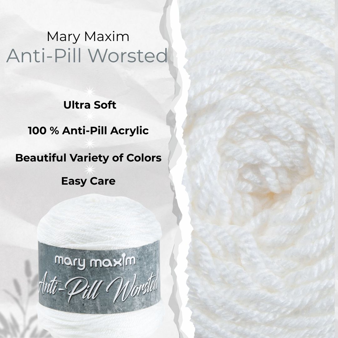 Mary Maxim Anti-Pilling Worsted Yarn