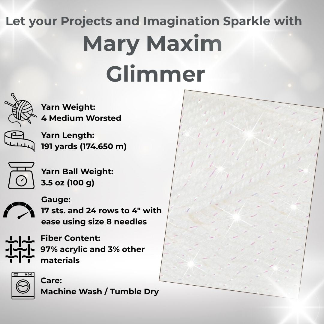 Mary Maxim Glimmer Yarn