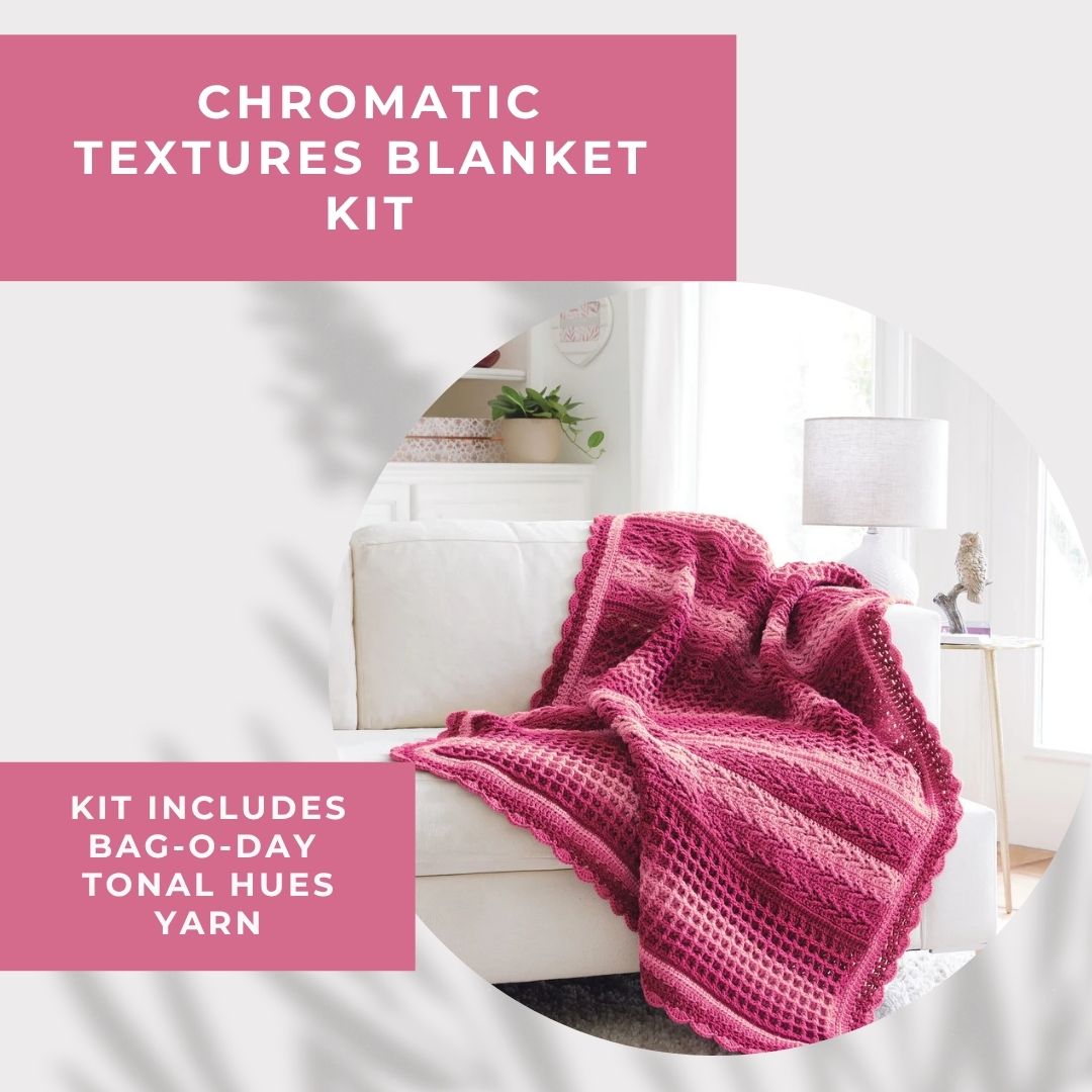 Chromatic Textures Blanket