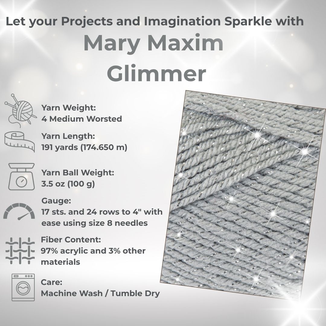 Mary Maxim Glimmer Yarn
