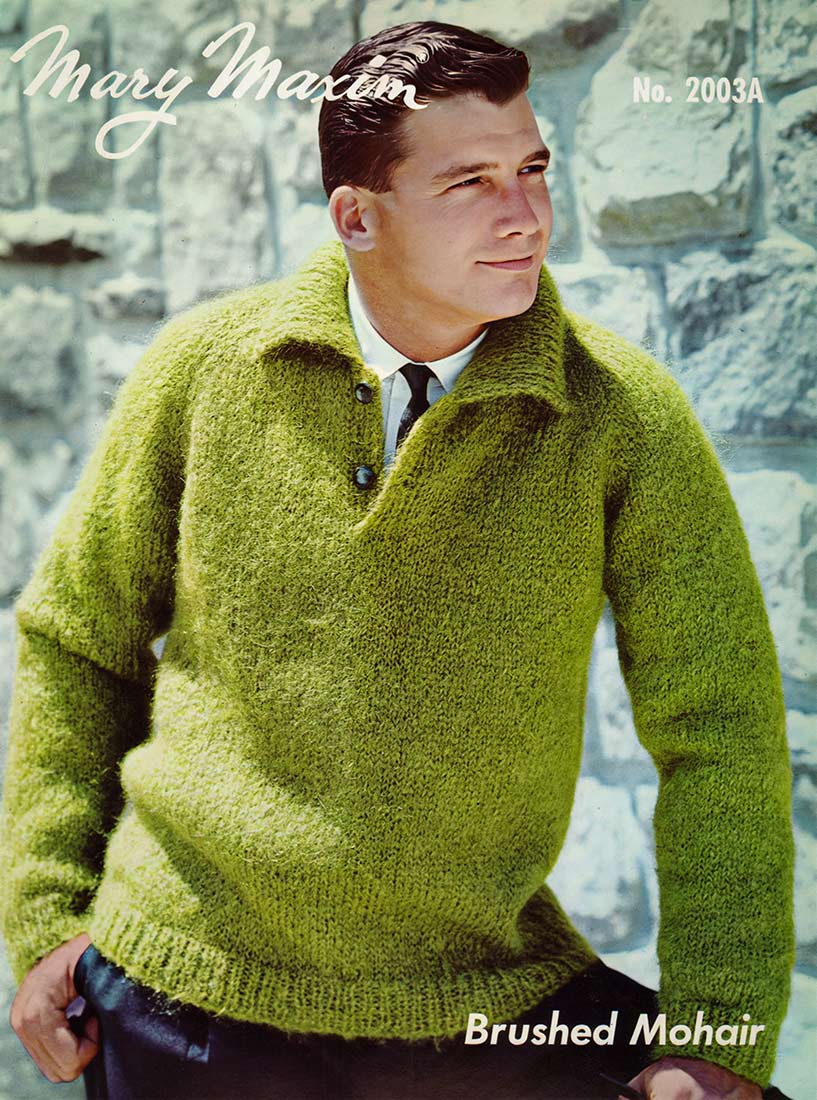 Men's Open Collar Pullover Pattern