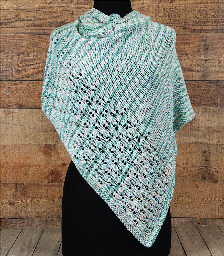 Asymmetrical Shawl Knit Kit