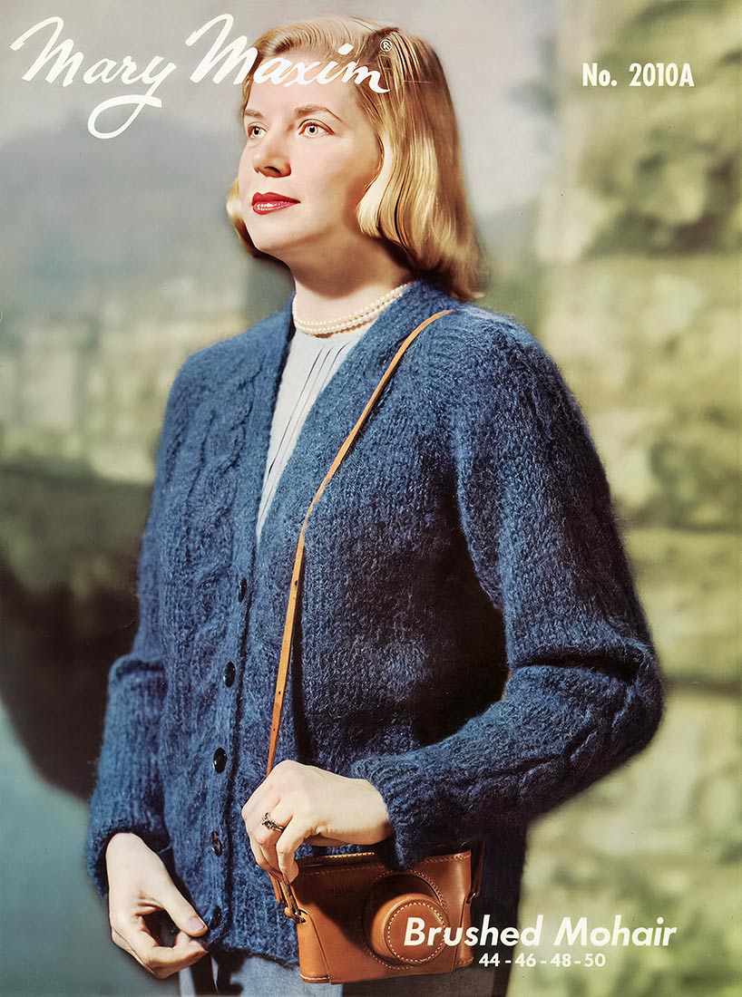 Ladies' V-Neck Cardigan Pattern