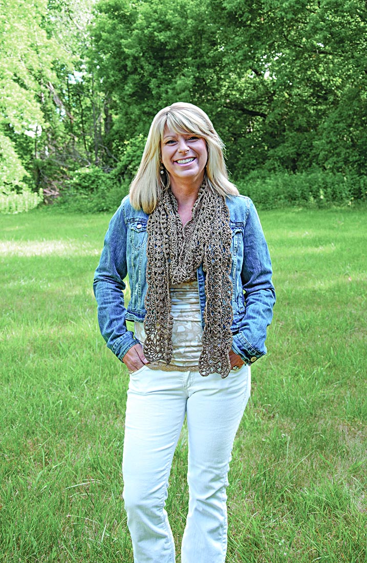 Crocheted Scallops Scarf Pattern