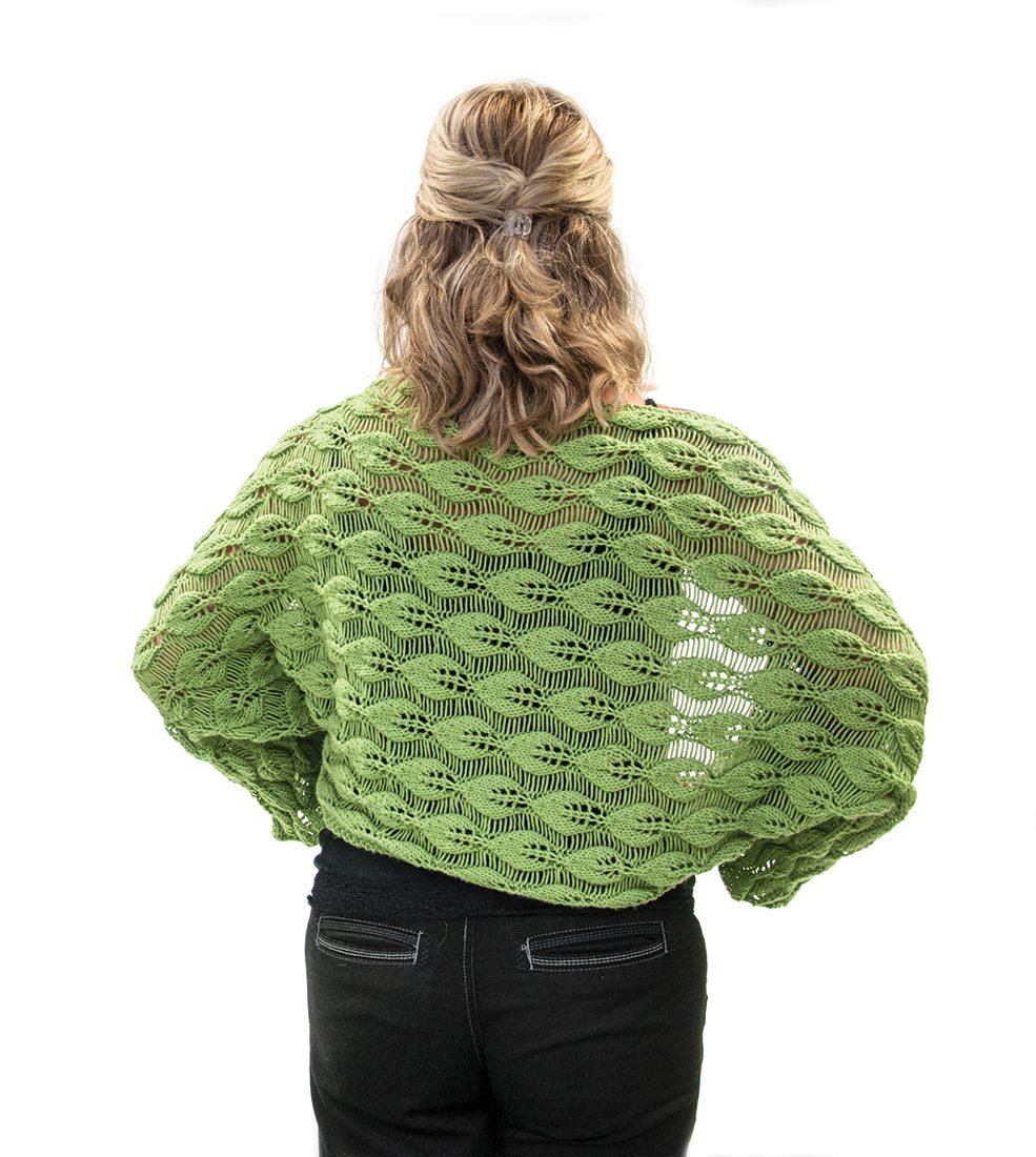 Falling Leaves Shrug Pattern