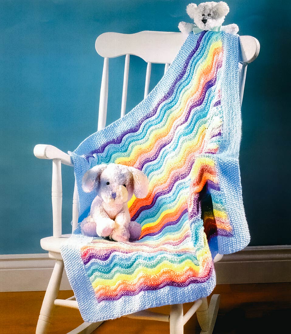 Modèle de couverture arc-en-ciel ondulé