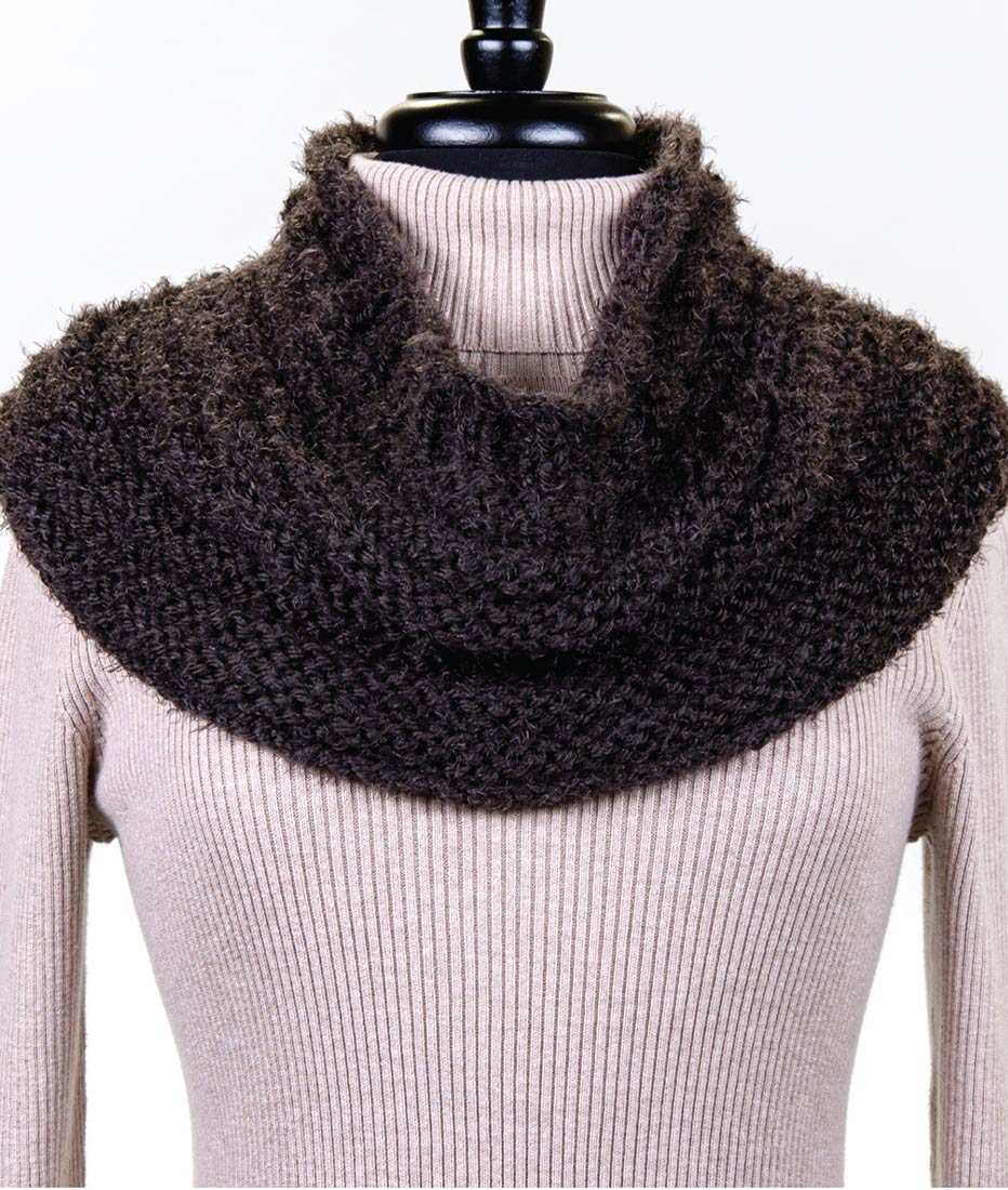 Welted Knit Cowl Pattern