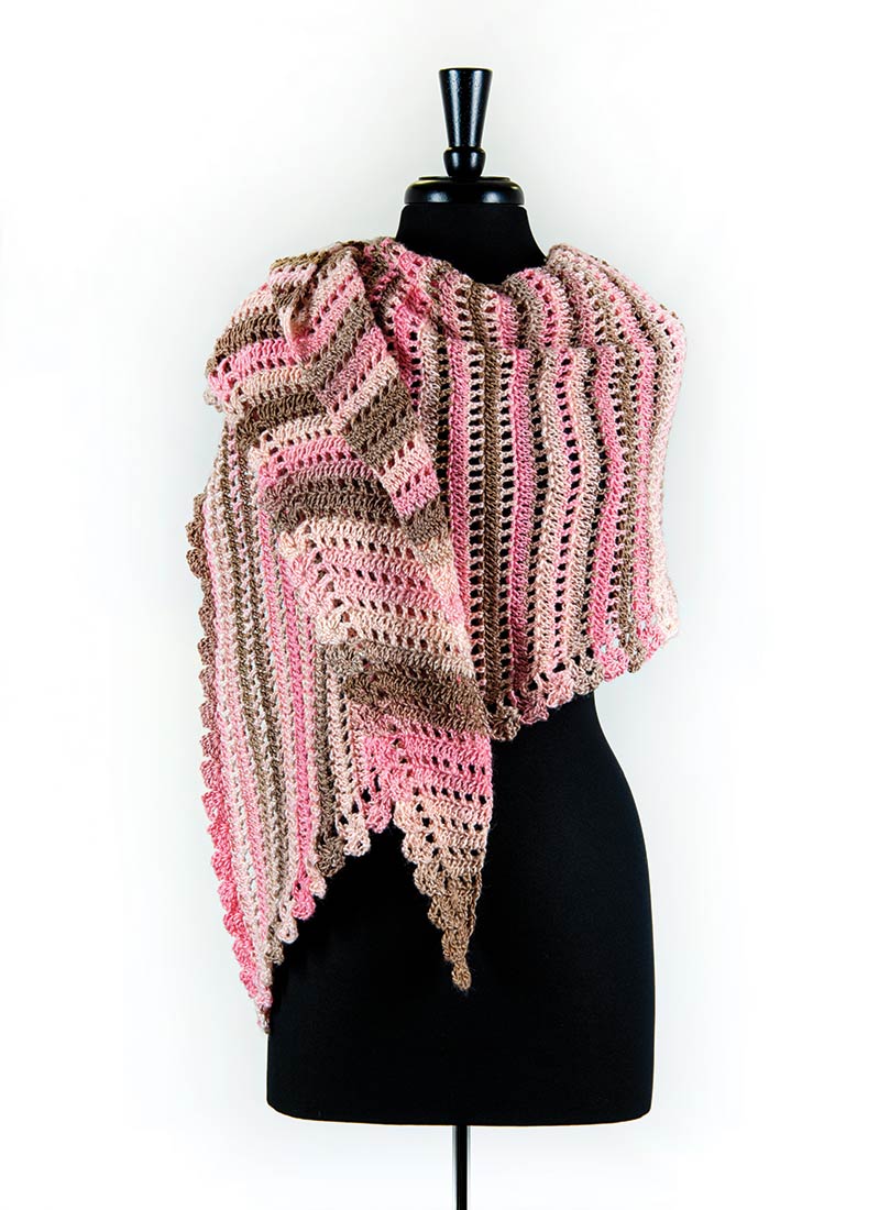 Asymmetric Wrap or Scarf Pattern