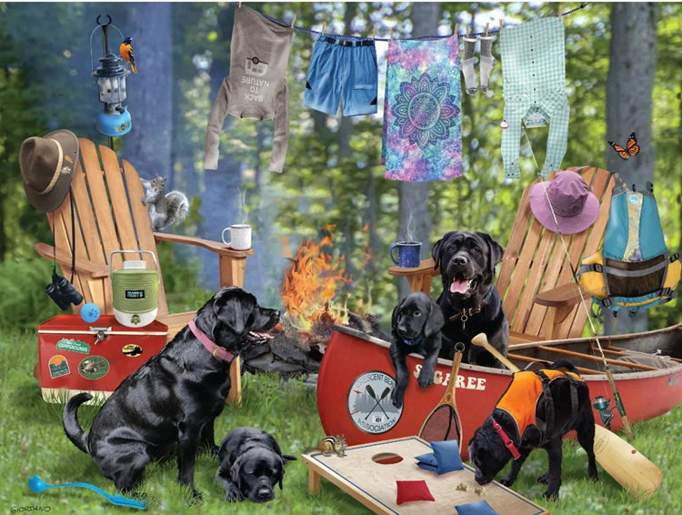 Camping Labs Jigsaw Puzzle