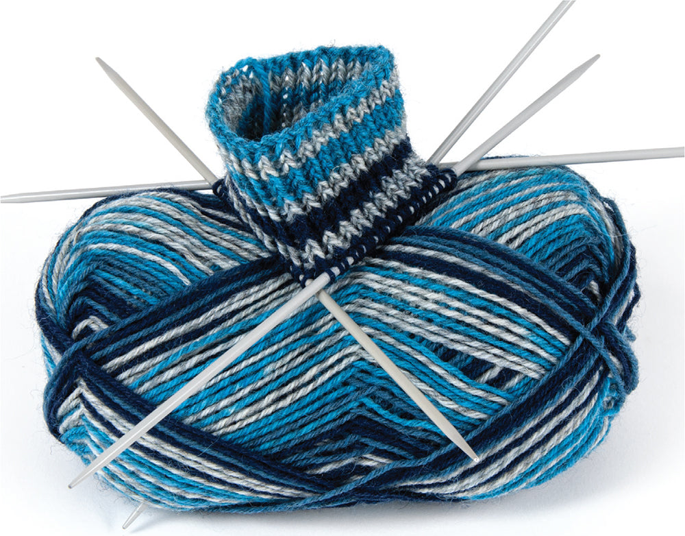 Ribbed Shorties Knit Socks Kit
