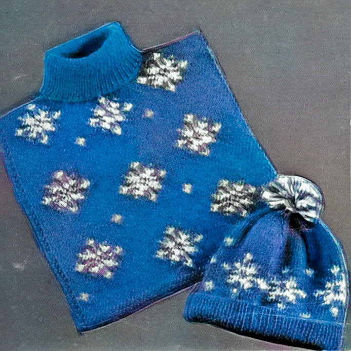 Dickie flocon de neige et motif de tuque assorti