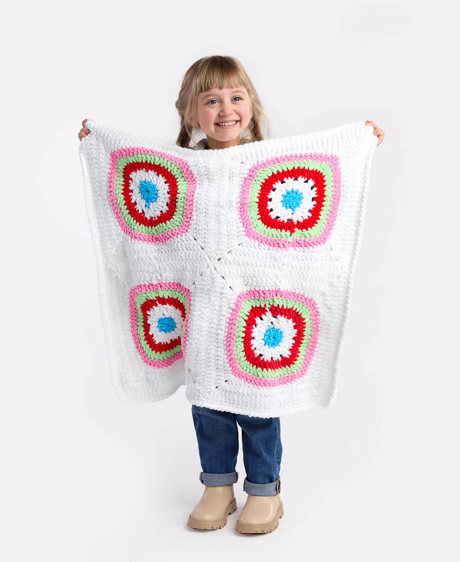 Free Whirl and Twirl Blankie Pattern
