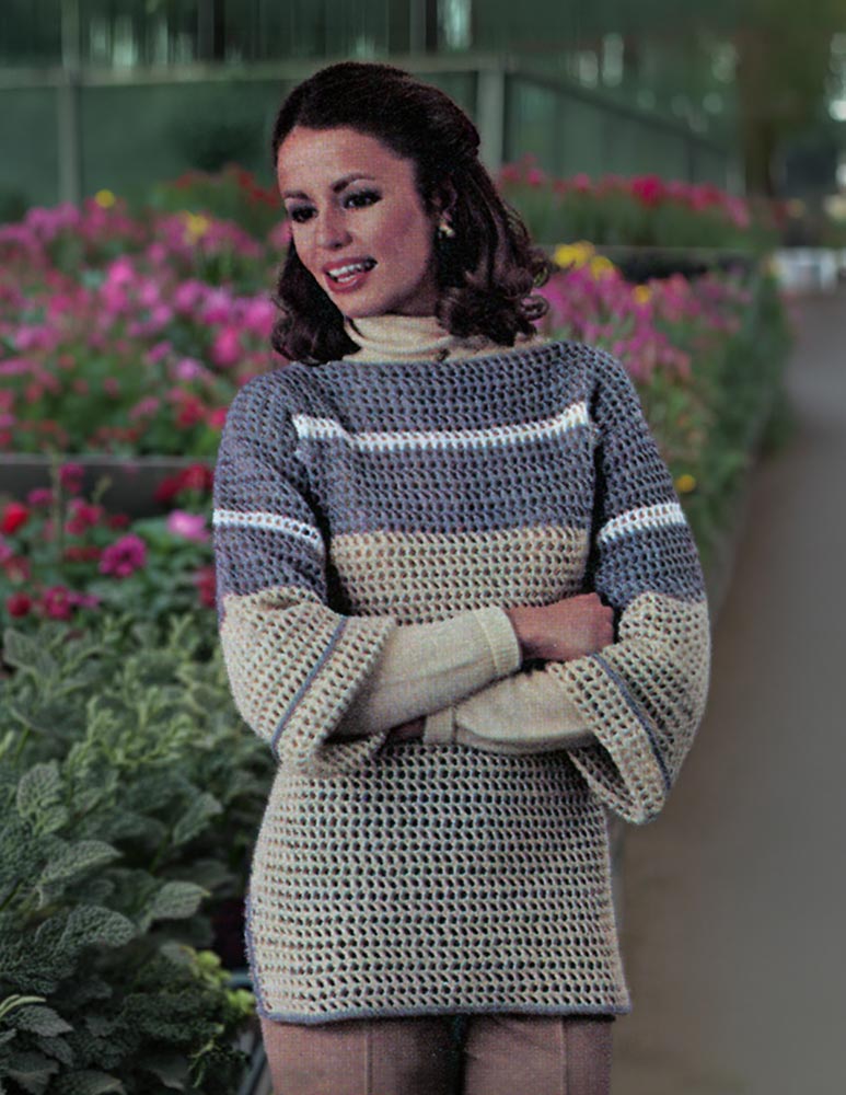 Modèle de dessus au crochet