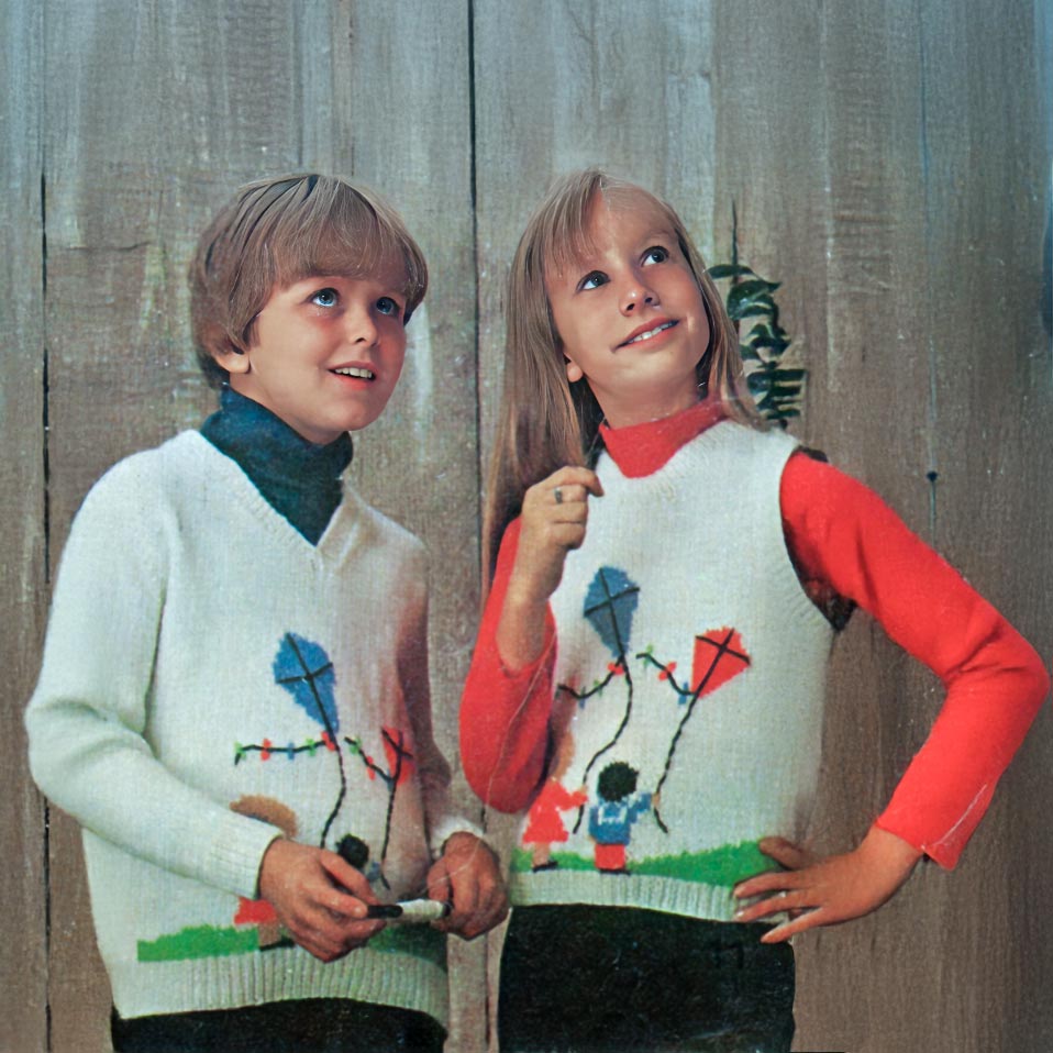 Modèle de gilet de cerfs-volants