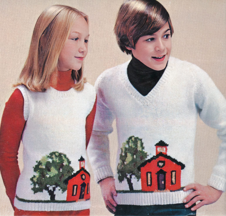 Little School House Vest Pattern