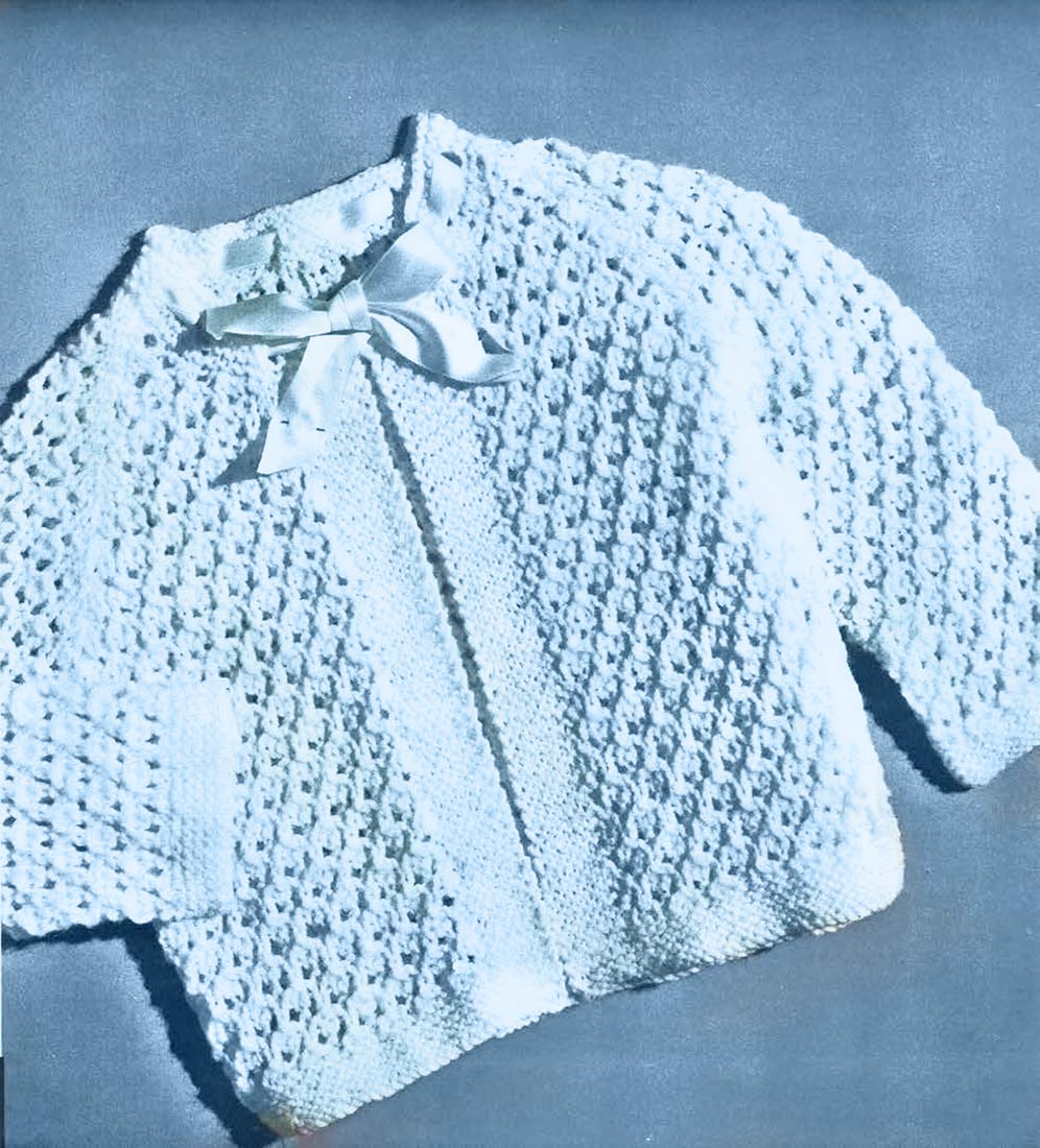 Modèle de veste pour bébé