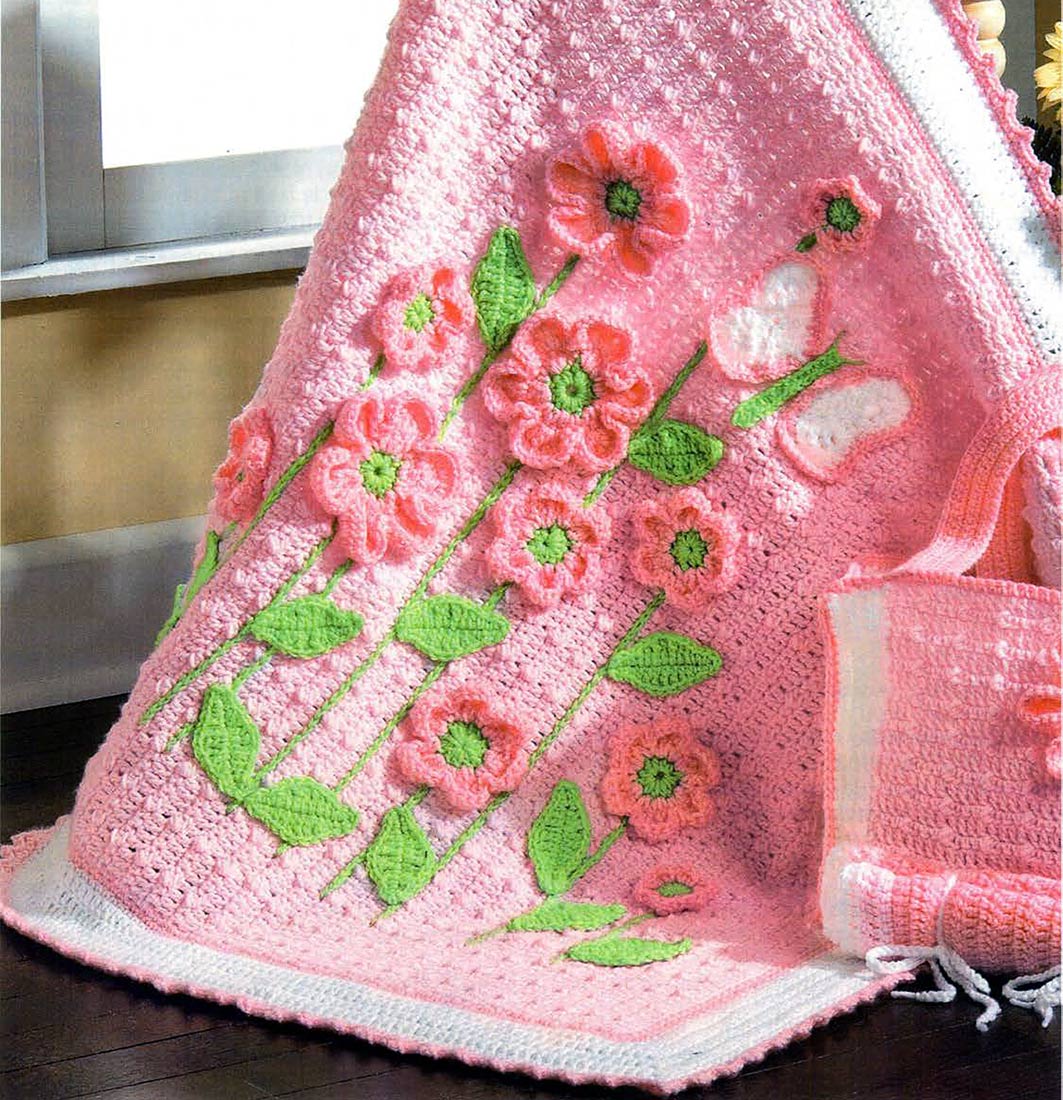 Flower Bed Blankie Pattern