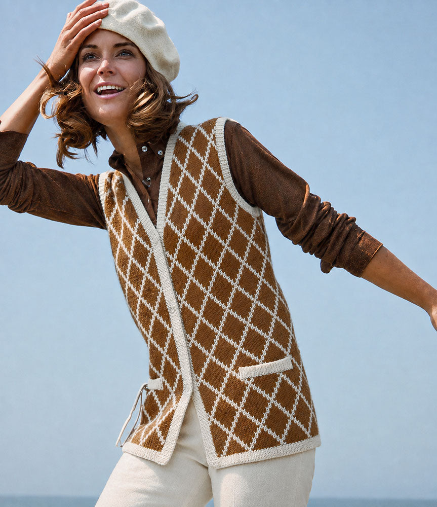 Patron de gilet sans manches pour femme