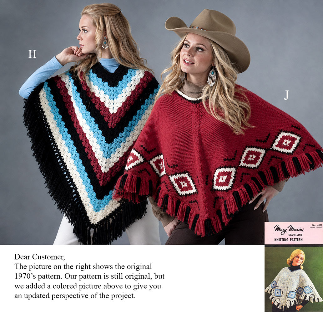 Perky Poncho Pattern