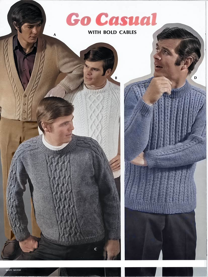 Modèle de pull pour hommes Bold 'N Brawny