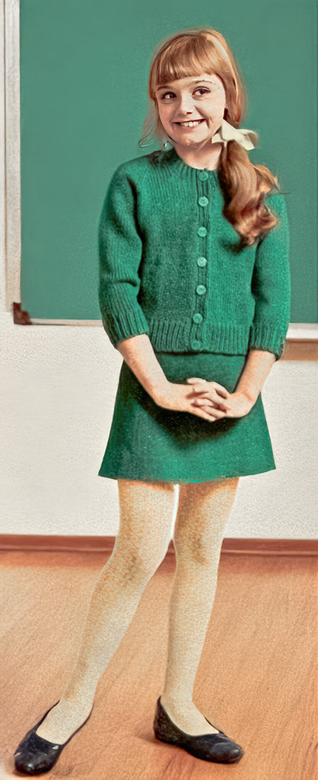 Children's Charming Miss Cardigan Pattern