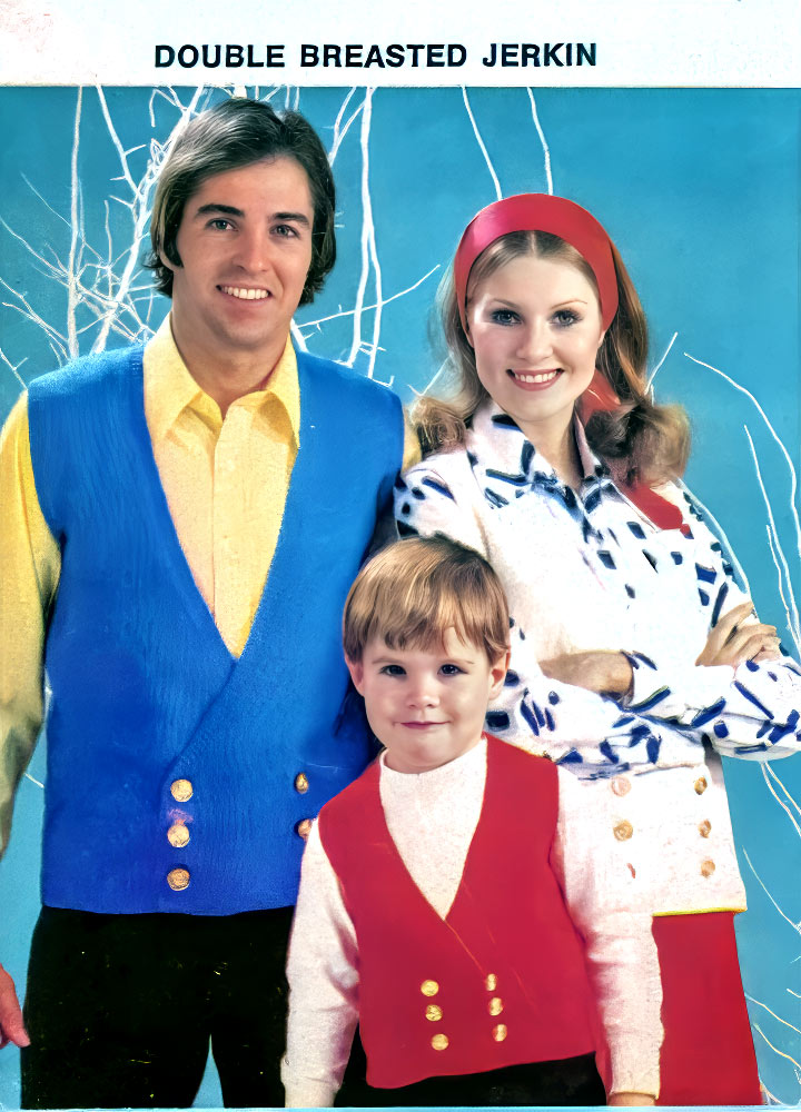 Boy's and Girl's Double Breasted Jerkin Pattern