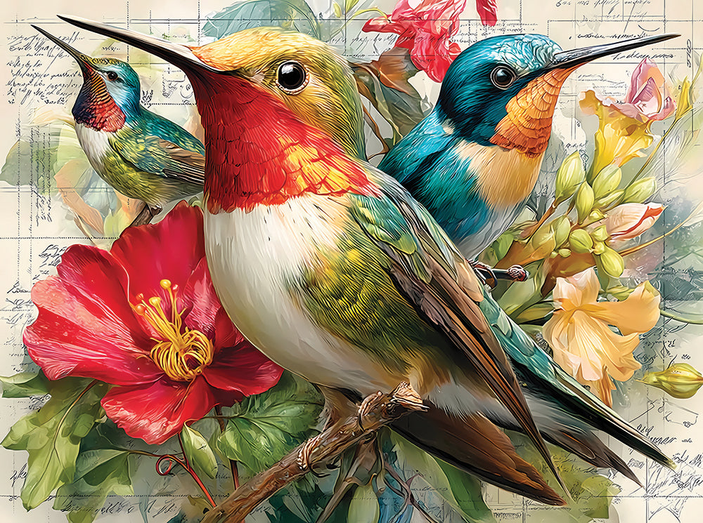 Birdsong & Botanical Jigsaw Puzzle
