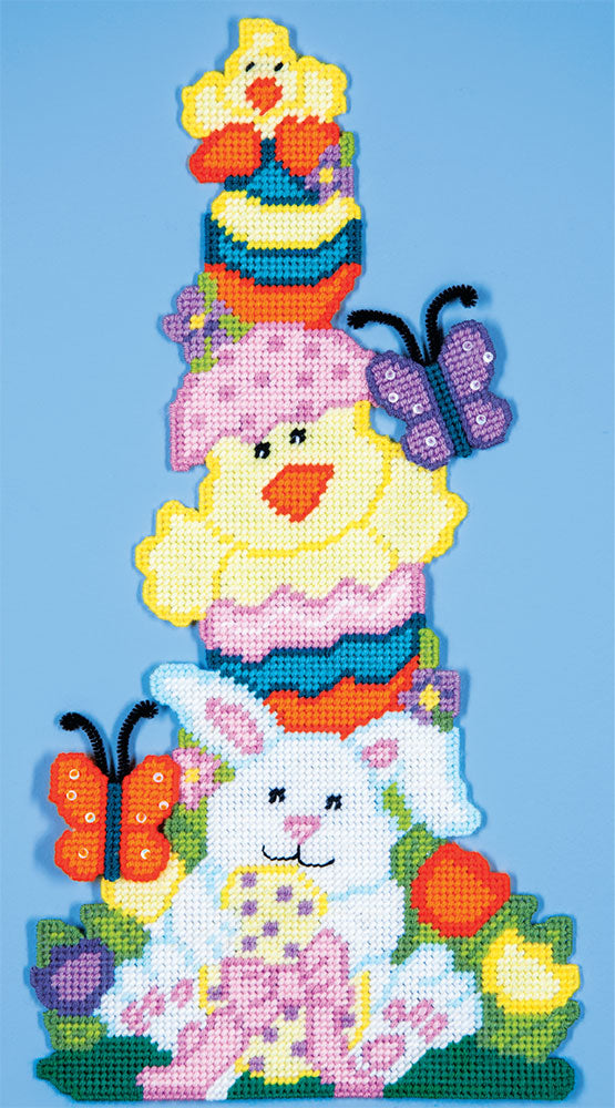 Easter Pileup Plastic Canvas Wall Hanging Kit
