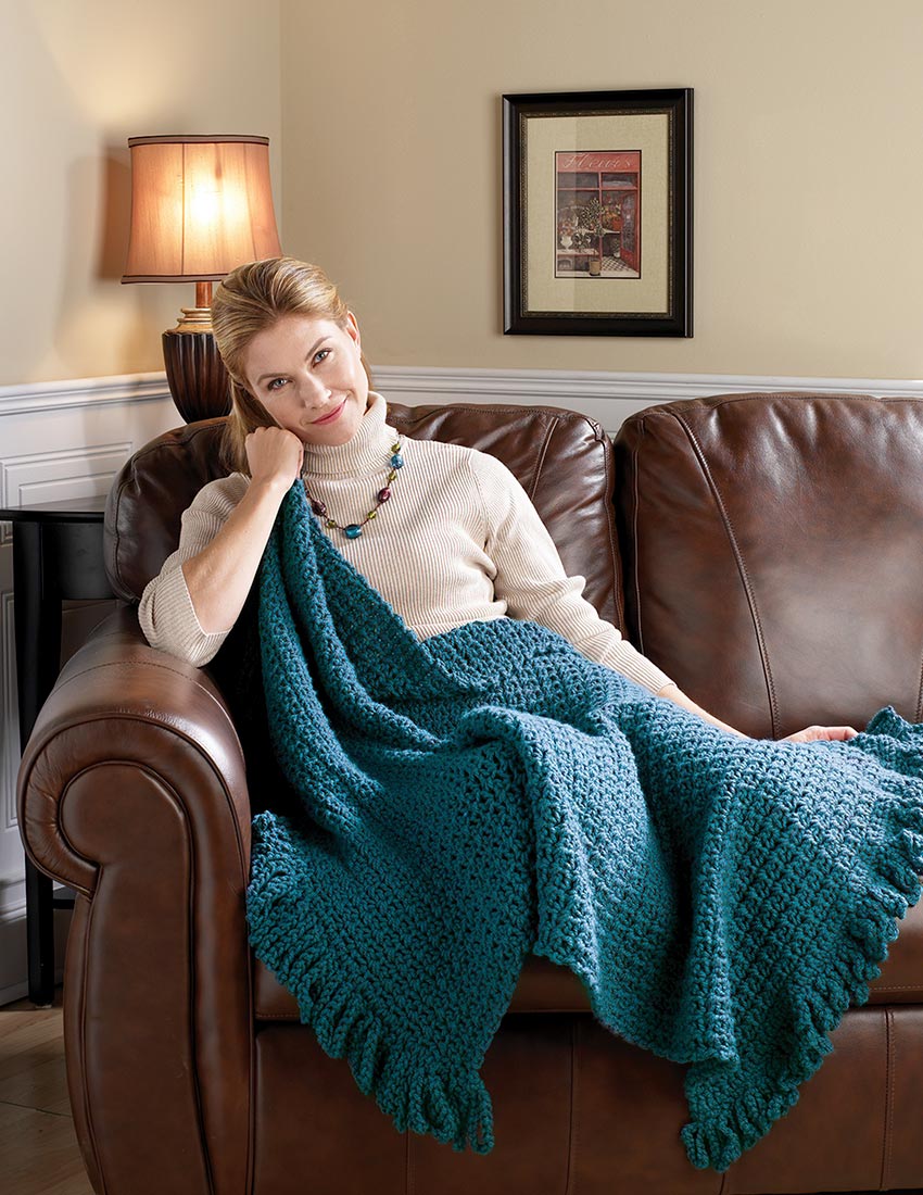 Simple Crocheted Throw Pattern