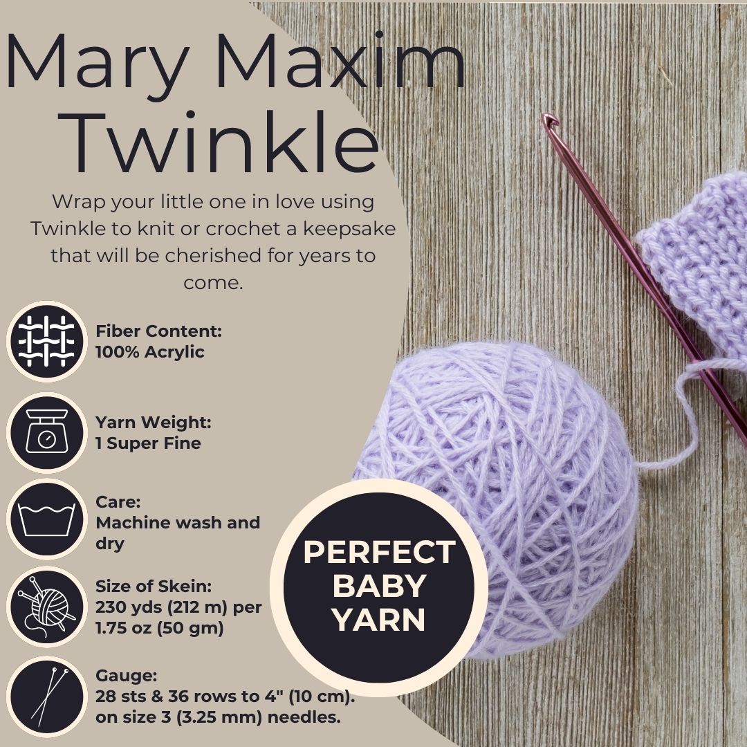 Mary Maxim Twinkle Baby Yarn