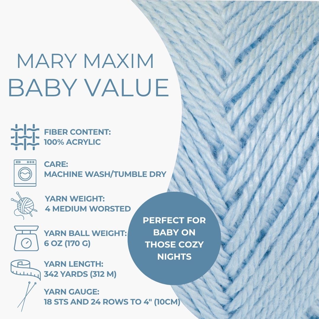 Mary Maxim Baby Value Yarn