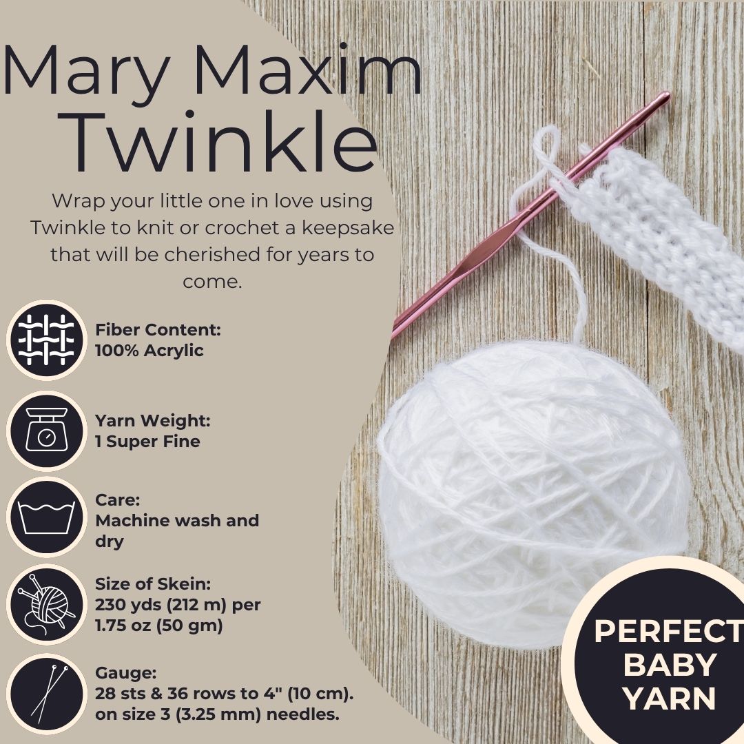 Mary Maxim Twinkle Baby Yarn