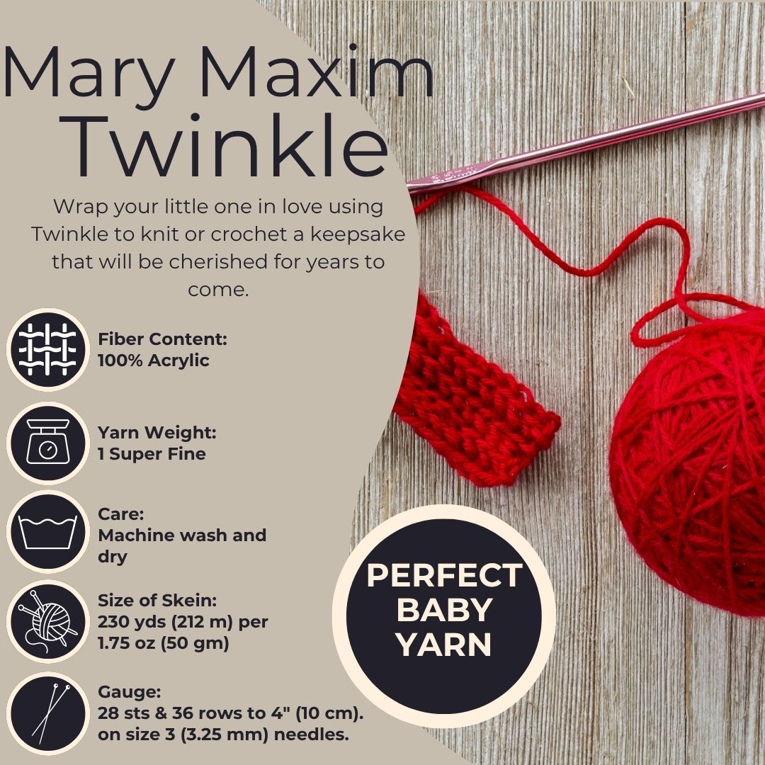 Mary Maxim Twinkle Baby Yarn