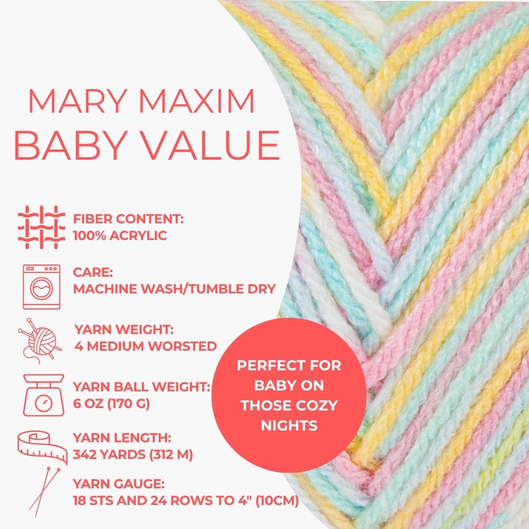 Mary Maxim Baby Value Yarn