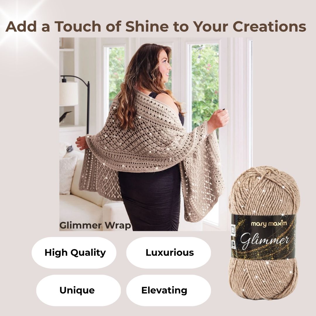 Mary Maxim Glimmer Yarn